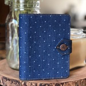 ****SOLD ON MERCARI**** Denim Filofax Pocket!